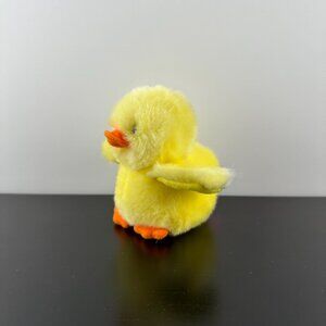Russ Waddles Duck Chick Plush Yellow 4" Stuffed Animal White Tip Wings